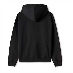 Sudadera con capucha unisex de algodón grueso con cremallera, personalizada, lisa, extragrande, con cremallera completa, venta al por mayor, ropa a granel - Product Image 2