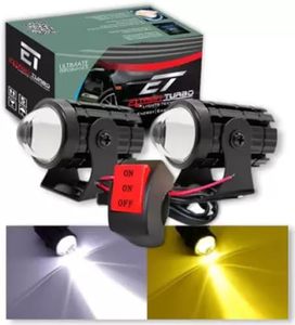 ไฟตัดหมอก ELTRON TURBO Original 18W รุ่นมินิ สำหรับมอเตอร์ไซค์ จักรยาน สกู๊ตเตอร์ ใช้ไฟ DC  แบบโปรเจคเตอร์ - Product Image 1