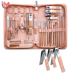 Kits de manucure et pédicure professionnels de luxe en acier inoxydable 7 en 1, instruments de beauté de salon, boîte OEM, vente en gros - Product Image 2
