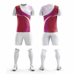 Nouveauté, ensembles d'uniformes de football unisexes de qualité supérieure, design personnalisé, respirants, séchage rapide, écologiques, 100% polyester, service OEM - Product Image 6