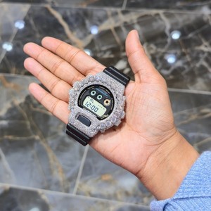 Reloj Iced Out con Moissanita, Estilo Digital Analógico de Cuarzo Mecánico, Caja Redonda, Correa de Acero Inoxidable, Resistente al Agua - Product Image 3