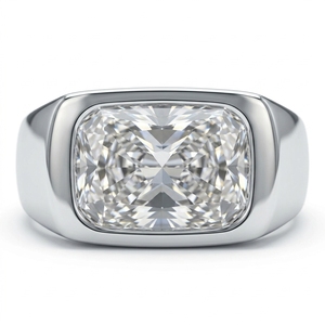 Elegante Anillo de Diamantes de Platino con Engaste de Canal, Joyería de Lujo Certificada por IGI para Bodas, Compromisos, Fiestas y Uso Diario - Product Image 1