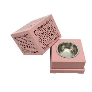 Brûleur d'encens Mubkhar en métal avec calligraphie arabe, brûleur d'arômes de luxe pour Oud et Bakhoor, décoration moderne du Moyen-Orient pour la maison, brûleur d'arômes de table, Mubkhar - Product Image 5