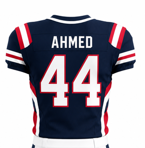 NOUVEAU Ensemble d'uniformes de football américain personnalisés de qualité supérieure – Maillot et pantalon sublimés, Tissu respirant haute performance, Design prêt pour l'équipe - Product Image 5