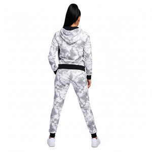 Conjunto Deportivo de Sudadera con Capucha y Pantalones de Chándal con Estampado de Logotipo Personalizado, Estilo Sexy y Club, para Mujer, Unisex y Hombre - Product Image 6