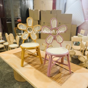 Silla Infantil de Ratán Hecha a Mano al por Mayor para Celebraciones de Cumpleaños, Muebles para Preescolar, Fabricante OEM - Product Image 5