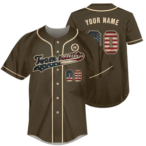Maillots de baseball personnalisés aux designs uniques, best-sellers. Créez votre propre maillot de baseball en gros. - Product Image 1