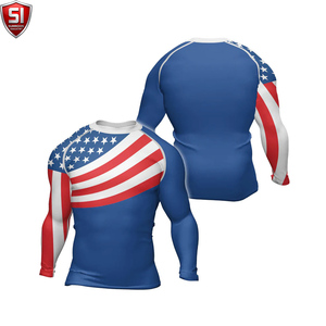 Unisex <b>Long</b> <b>Sleeve</b> <b>Compression</b> <b>Shirt</b> Crew Neck Sublimation Printed Quick Dry Breathable Full <b>Sleeve</b> Sports Body - Product Image 6