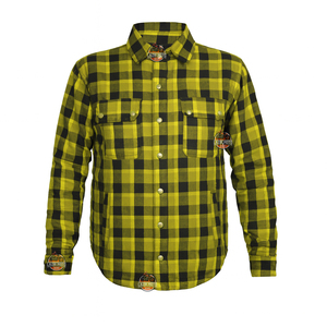 เสื้อเชิ้ตผ้าสักหลาดสำหรับขี่มอเตอร์ไซค์แบบกำหนดเอง เสื้อแจ็คเก็ตป้องกันสำหรับผู้ชาย เสื้อคลุมลำลองสำหรับนักขี่มอเตอร์ไซค์ - Product Image 1