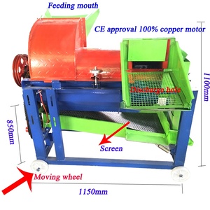 Máquina trilladora manual antigua de primera mano, accionada por caballos, para cereales, frijoles, maíz y granos, en venta - Product Image 4