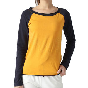 Camiseta de Manga Larga de Algodón Suave de Alta Calidad para Mujer, Corte Regular, Casual, Elástica, Elegante y Más Vendida - Product Image 2