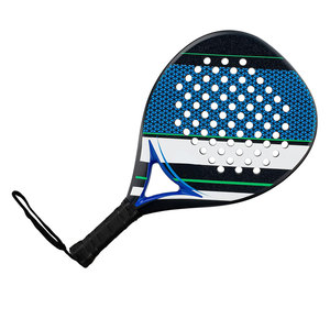 Raquetas de Pádel de Fibra de Carbono Personalizadas OEM Premium, Raquetas de Tenis de Playa Profesionales Resistentes para Deportes al Aire Libre 3k 12k 18k - Product Image 4