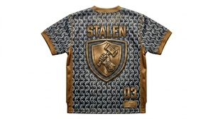Maillot de football américain respirant à manches courtes, grande taille, imprimé par sublimation personnalisée de haute qualité pour hommes, 100 % polyester, protection UV - Product Image 4
