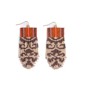 ต่างหูลูกปัดเม็ดลูกปัดแบบวินเทจเก๋ไก๋สไตล์ศิลปะ - Product Image 6