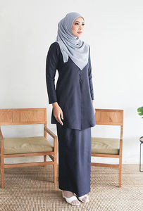 Modernos Conjuntos Baju Kurung para Madre e Hija, Batik SIPO Malasia, Moda Económica al por Mayor, Baju Kurung para Niñas - Product Image 6