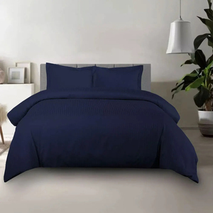 Wholesale French White Luxury 100% Cotton <b>Duvet</b> Cover <b>Set</b> Custom Made Logo Eco-Friendly Bedding <b>Set</b> for Hotel & Home Use - Product Image 1