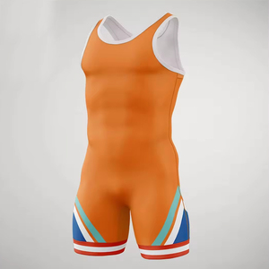 Nouvelle Arrivée - Maillot de Lutte Personnalisé en Polyester Imprimé Réversible, Sublimation, Séchage Rapide, Haute Qualité, Vêtements d'Arts Martiaux - Product Image 3