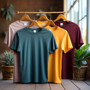 T-shirt personnalisé de haute qualité avec logo brodé, vêtements pour hommes, t-shirt décontracté à manches courtes 100% coton pour hommes, provenant du Bangladesh - Product Image 1