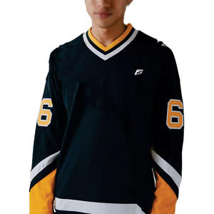 Maillot de football américain vintage rétro de luxe surdimensionné 2026 avec broderie personnalisée, col en V, maille 240 GSM, service OEM USA - Product Image 1