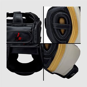 OMIKA INTERNATIONAL Best Protection Performance Customized Color Size Comfortable MMA Leather Kick Boxing <b>Training</b> <b>Head</b> Guard - Product Image 4