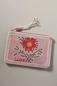 Mignon artisanat sororité paillettes perlées broderie petit portefeuille sac élégant fantaisie et élégant à la mode par Hiba Enterprises - Product Image 4