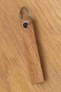 Handmade Biodegradable Wooden Keychain Custom Logo Manufacturer Rustic Wooden Keychain Handmade Eco Friendly Gift - Product Image 2