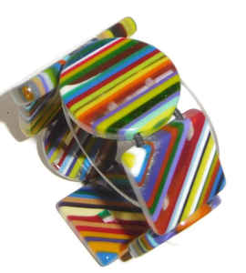 Haute qualité personnalisé femmes artisanales ange résine mode Bracelet à la main indien modèle motif couleur brin résine artisanat - Product Image 2