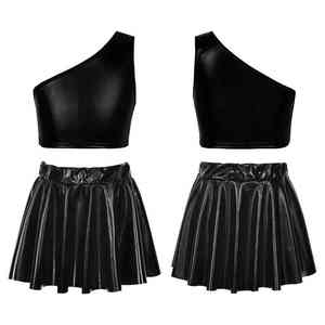 Tenue d'équipe personnalisée pour filles, costume de danse sans manches, uniforme de cheerleading pour enfants, tenue de spectacle scolaire - Product Image 4