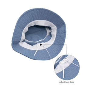 New Style Quick-Drying Waterproof Adjustable 100% Polyester Bucket Hat Men's Outdoor Breathable Sun Protection - Product Image 2