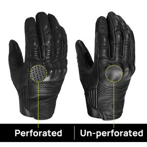 ถุงมือมอเตอร์ไซค์หนังแท้ป้องกันนิ้วเต็มรูปแบบ พร้อมโลโก้สั่งทำพิเศษ กันลม รองรับหน้าจอสัมผัส ถุงมือหนังสำหรับแข่งรถ - Product Image 3