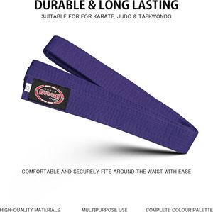 Wholesale Farabi Sports Cotton Judo Karate Martial Arts Training <b>Belts</b> for <b>Kids</b> Adults Customizable Logo Anti-Slip Durable - Product Image 5