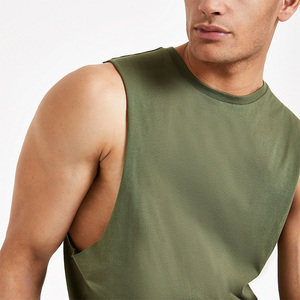 Débardeur homme sans manches, col rond, coupe confortable, pour adultes, prix de gros, 100% coton - Product Image 2