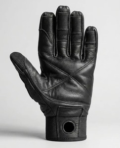 Guantes de Rappel Resistentes, Tácticos, Reforzados, Antideslizantes, para Escalada, Senderismo, Rescate, Profesionales, Resistentes a Cortes, de Cuero - Product Image 6