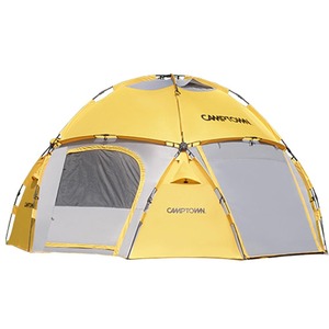 [BAEJIN] Tente familiale CAMPTOWN INSTA BIG DOME S, tente de camping à montage rapide, imperméable, pare-soleil, abri contre les intempéries - Product Image 1