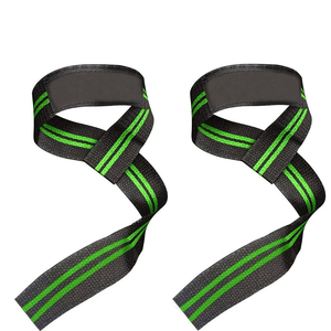 Heavy Duty Cotton/Nylon Weightlifting Straps for Gym Fitness Training-<b>Adjustable</b> Premium Lifting Straps for Deadlifts Pull - Product Image 1