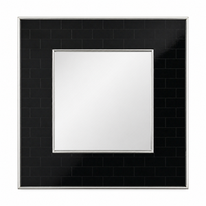 Premium 16 x 16 Inch Resin <b>Mirror</b> | Square Decorative <b>Wall</b> <b>Mirror</b> | Modern Designer Frame for Living Room Bedroom Home Decor - Product Image 1