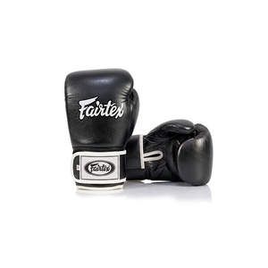 นวมชกมวยหนังแท้ Fairtex สีเขียว แบบติดตีนตุ๊กแก ระบายอากาศได้ดี ออกแบบสำหรับผู้ใหญ่ ใช้สำหรับฝึกซ้อมและต่อสู้ - Product Image 2
