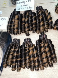 Tendance chaude Extensions de cheveux bouclés birmans de haute qualité Cheveux vietnamiens crus sains sans produits chimiques Superbe collection Article chaud - Product Image 3