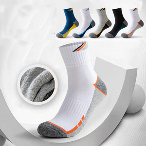 2025 <b>Hot</b> New Men's Casual Cotton <b>Socks</b> Plaid Colorful Fashion Design High Quality for Youth and Business Party Dress sustainable - Product Image 2