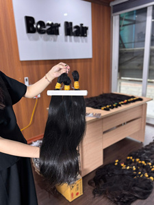 ผมต่อเวียดนามแท้ 100% เกรด 12A คุณภาพสูง แบบตรง # ผู้จำหน่ายผมแท้ 100% สี 613 แบบไม่ผ่านการแปรรูป - Product Image 4