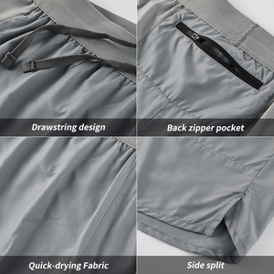 Pantalones Cortos Deportivos para Hombre, Ligeros, Transpirables, para Correr, Maratón y Entrenamiento - Product Image 6