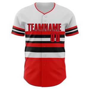 Maillot de baseball personnalisé pour homme, manches courtes, boutons sur le devant, nom de l'équipe 00, imprimé par transfert thermique, évacuation de l'humidité, polyester 220g, athlétique - Product Image 1