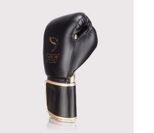 High Quality Fly Adult Sanda Boxing <b>Gloves</b> Real Cowhide Leather Hook Loop Closure Non-Slip Breathable Moisture-Wicking - Product Image 5