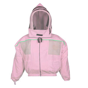 Veste de combinaison d'apiculture pour homme, personnalisable, haute visibilité, antibactérienne, avec voile en maille amovible, détection de l'aiguille, en polyester - Product Image 1