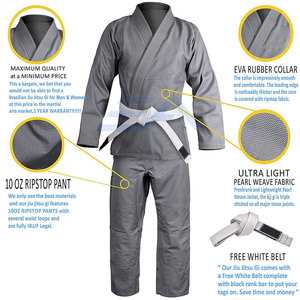 Uniformes de karaté haut de gamme, couleurs personnalisées, vêtements d'arts martiaux, 100% coton, durables, respirants, unisexes, adultes, vente en gros, service OEM - Product Image 2
