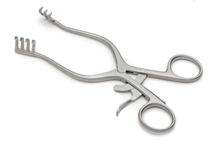 Rétracteur à cliquet auto-serrant Weitlaner en acier inoxydable, instrument chirurgical réutilisable, outil médical vétérinaire - Product Image 2