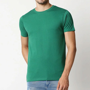 ราคาขายส่ง เสื้อยืดเปล่า OEM รับสกรีนโลโก้ ออกแบบเอง ผ้าฝ้าย 100% เสื้อยืดผู้ชายแบบเรียบ - Product Image 2
