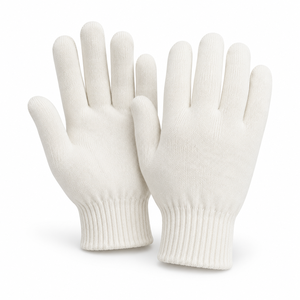 Gants en tricot de coton à texture lisse, antidérapants, usage général, non stériles, sans poudre, sans silicone - Product Image 3