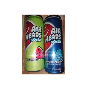 Boissons gazeuses Airheads Pastèque 355ml en canettes - Vente en gros sécurisée pour la distribution au détail à forte rotation pour les jeunes - Product Image 6
