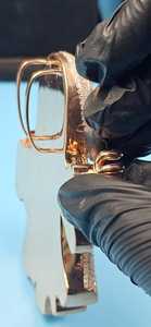 จี้รูปยิ้มผีพร้อมจี้ฟักทองประดับเพชรโมอิสซาไนต์ VVS แบบ Iced Out สไตล์ฮิปฮอป เงินแท้ 925 ชุบทอง ผ่านการทดสอบคุณภาพเทียบเท่าเพชร - Product Image 2